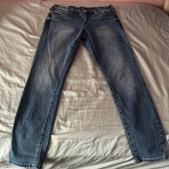 True Religion Women's Classic Blue Skinny Jeans - Picture 2 of 2